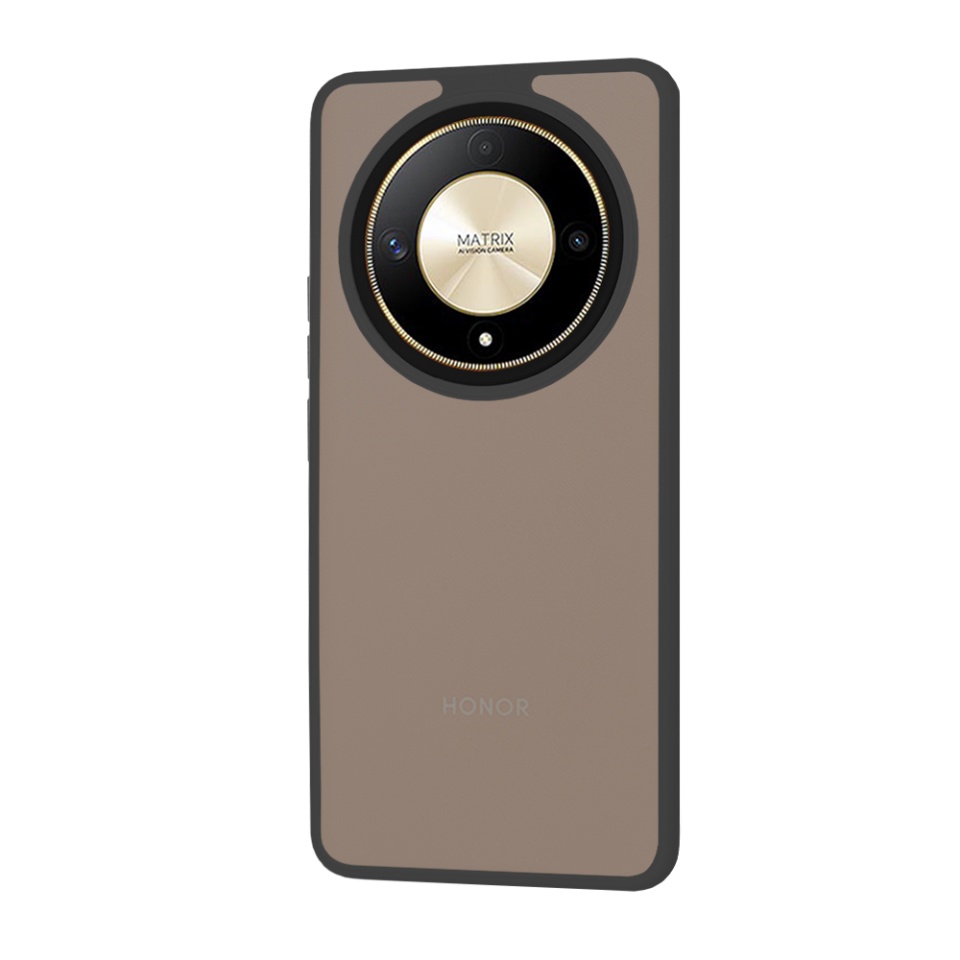 Husa pentru Honor Magic6 Lite, ce Absoarbe Cele mai Aspre Socuri, Skyddar Frosted - Negru - 1 | YEO