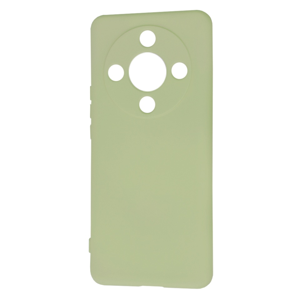 Husa pentru Honor Magic6 Lite din Silicon Catifelat, Protectie Premium, Skyddar SoftElegance - Verde - 3 | YEO