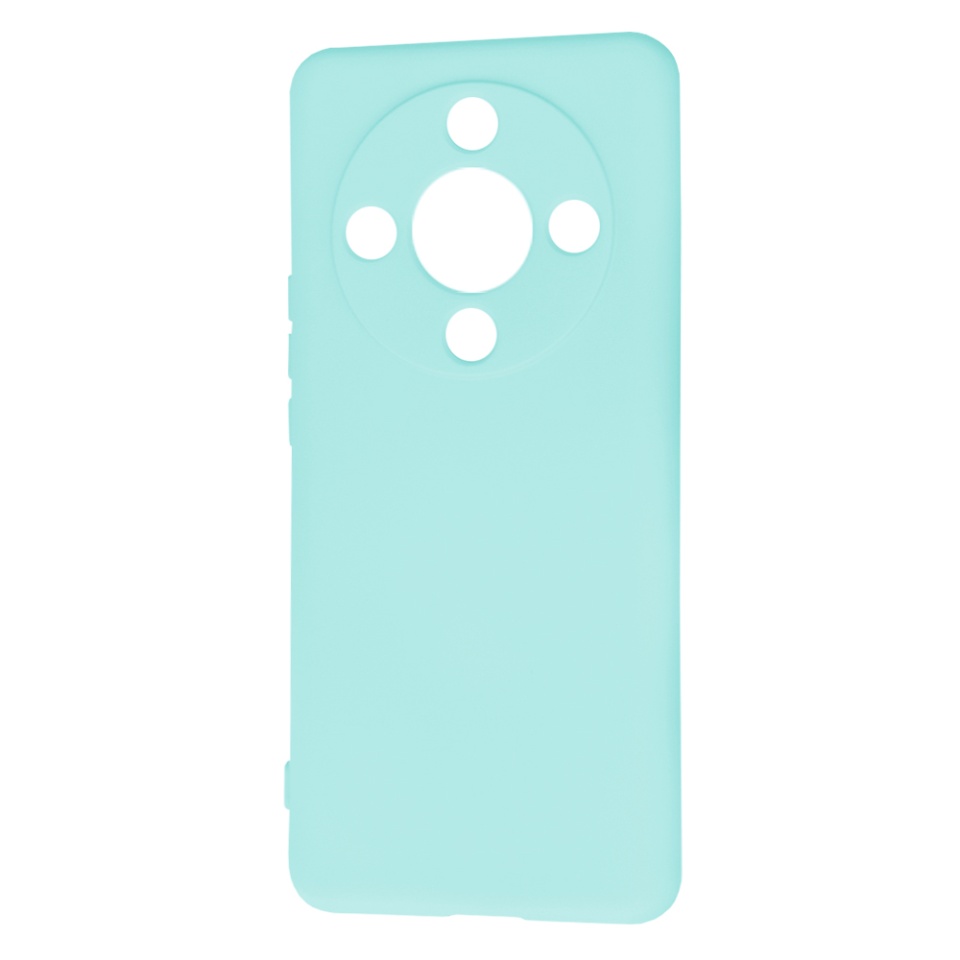 Husa pentru Honor Magic6 Lite din Silicon Catifelat, Protectie Premium, Skyddar SoftElegance - Turcoaz - 3 | YEO