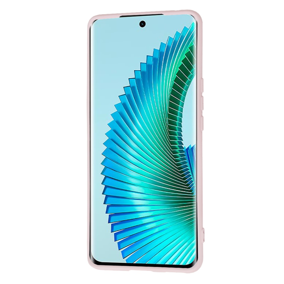 Husa pentru Honor Magic6 Lite din Silicon Catifelat, Protectie Premium, Skyddar SoftElegance - Roz pudra - 1 | YEO