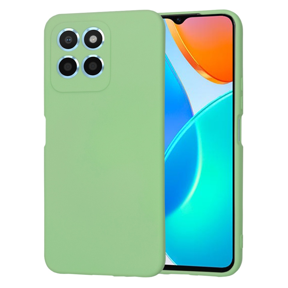 Husa pentru Honor X6 / X8 5G / 70 Lite din Silicon Catifelat, Protectie Premium, Skyddar SoftElegance - Verde deschis