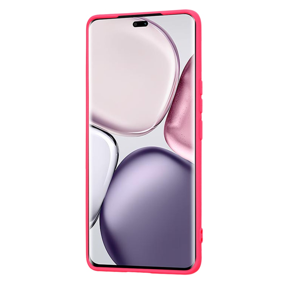 Husa pentru Honor X9c / Magic7 Lite din Silicon Catifelat, Protectie Premium, Skyddar SoftElegance - Fucsia - 1 | YEO