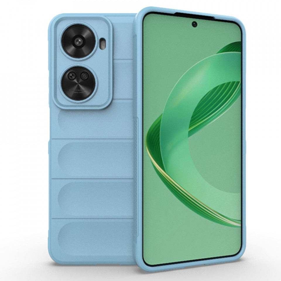 Husa pentru Huawei nova 11 SE / nova 12 SE eleganta, din silicon mat, SKDR Vogue - Bleu
