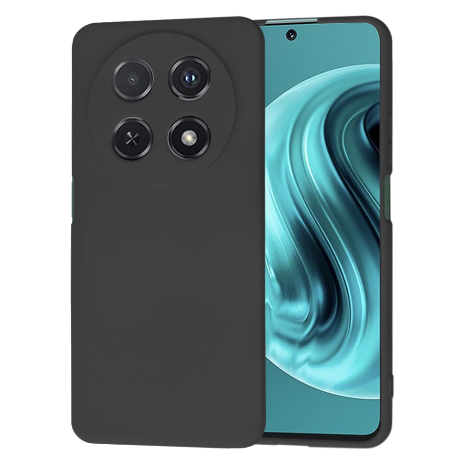 Husa pentru Huawei nova 12i din Silicon Catifelat, Protectie Premium, Skyddar SoftElegance - Negru