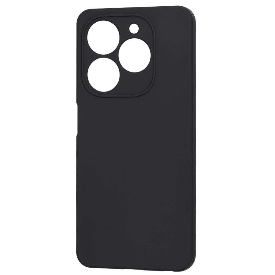 Husa pentru Infinix Smart 8 din Silicon Catifelat, Protectie Premium, Skyddar SoftElegance - Negru - 5