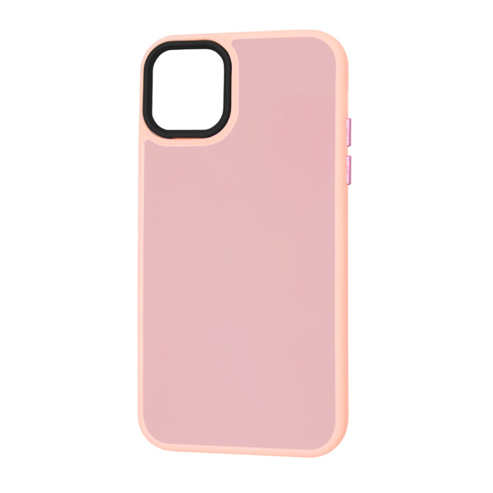 Husa pentru iPhone 11, SKYDDAR INNOVATION, HaloFrost, AntiSoc, Roz, set cu sticker - 3 | YEO