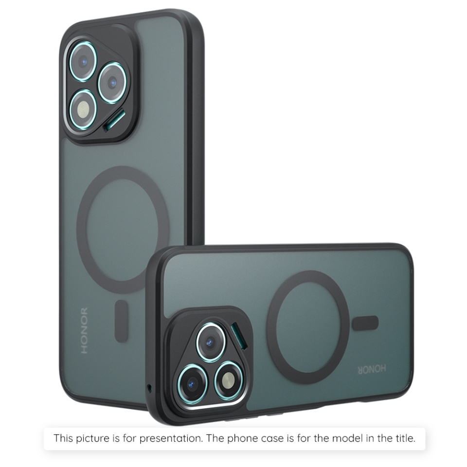 Husa pentru iPhone 11, SKYDDAR INNOVATION, PureFrost MagSafe, AntiSoc, set cu sticker, Negru frost