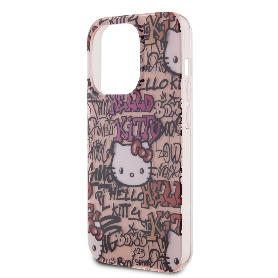 Husa pentru iPhone 13 Pro, Hardcase IML, Hello Kitty - Roz - 2 | YEO