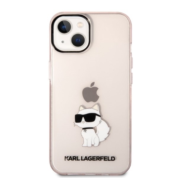 Husa pentru iPhone 14 Plus Hardcase, Karl Lagerfeld - Roz - 2 | YEO