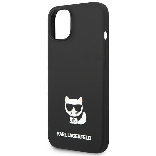 Husa pentru iPhone 14 Plus, Silicone, Karl Lagerfeld, Negru - 1 | YEO