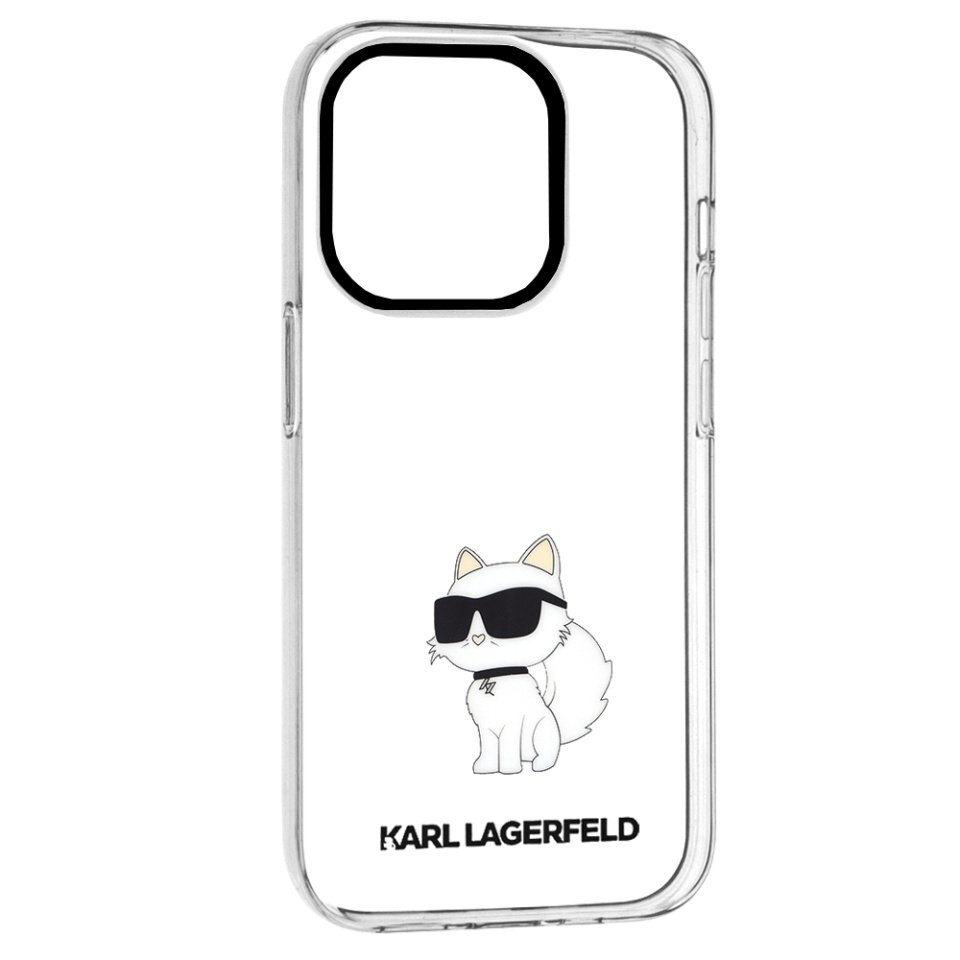 Husa pentru iPhone 14 Pro, Hardcase Transparent, Karl Lagerfeld, Transparenta - 1 | YEO