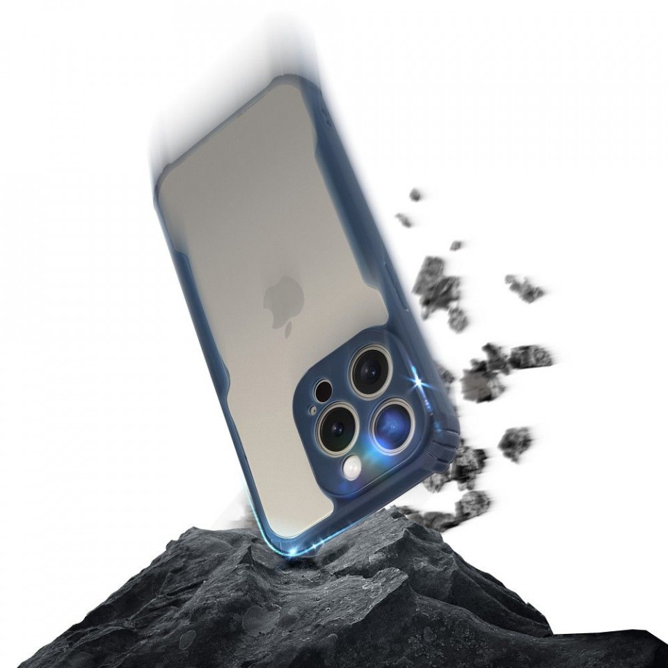Husa pentru iPhone 14 Pro Max, anti soc, Skyddar StealthArmor - Navy - 2 | YEO