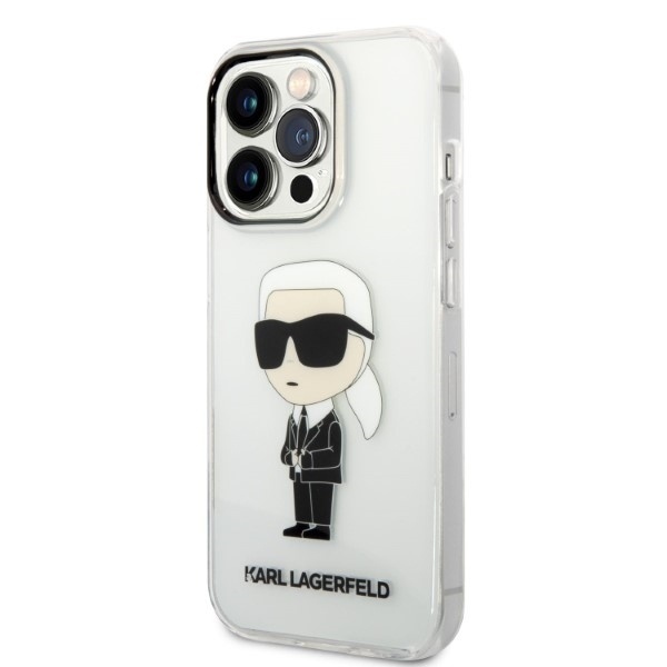 Husa pentru iPhone 14 Pro Max, Hardcase Transparent, Karl Lagerfeld, Transparenta - 3 | YEO