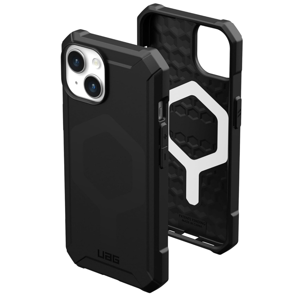 Husa pentru iPhone 15, Essential Armor MagSafe, UAG - Negru