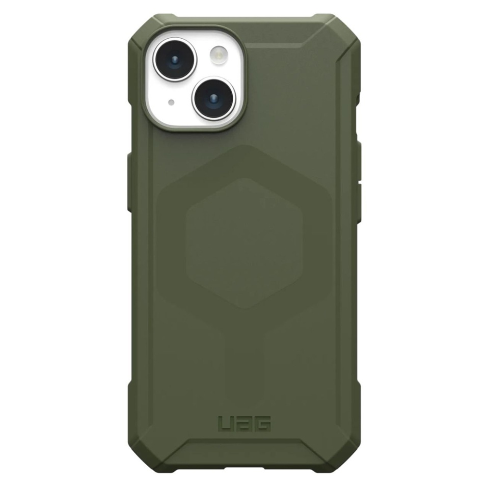 Husa pentru iPhone 15, Essential Armor MagSafe, UAG - Verde - 3 | YEO