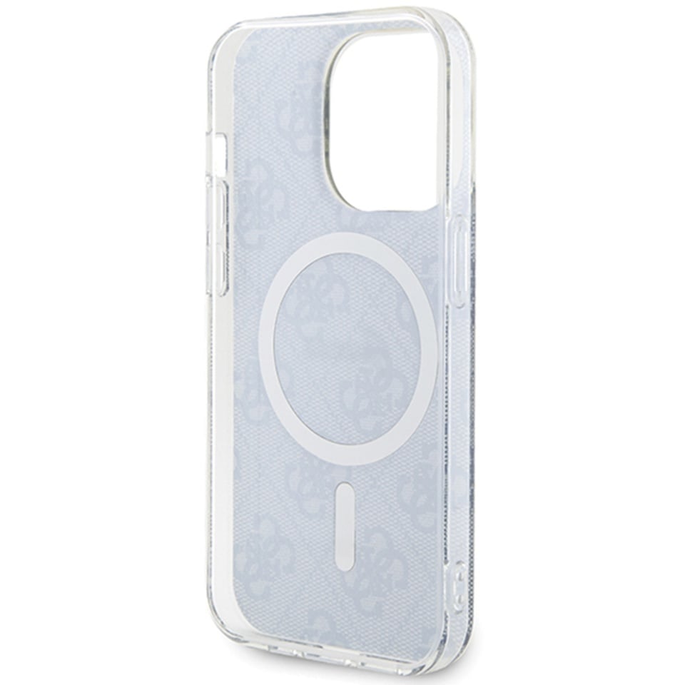 Husa pentru iPhone 15, IML 4G MagSafe, Guess - Albastru - 2 | YEO