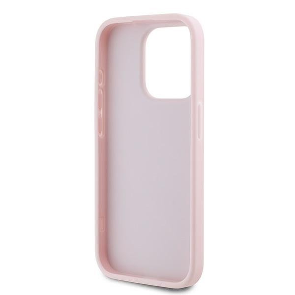 Husa pentru iPhone 15 Pro Max, Diagonal Quilted Script, Karl Lagerfeld - Roz - 3 | YEO