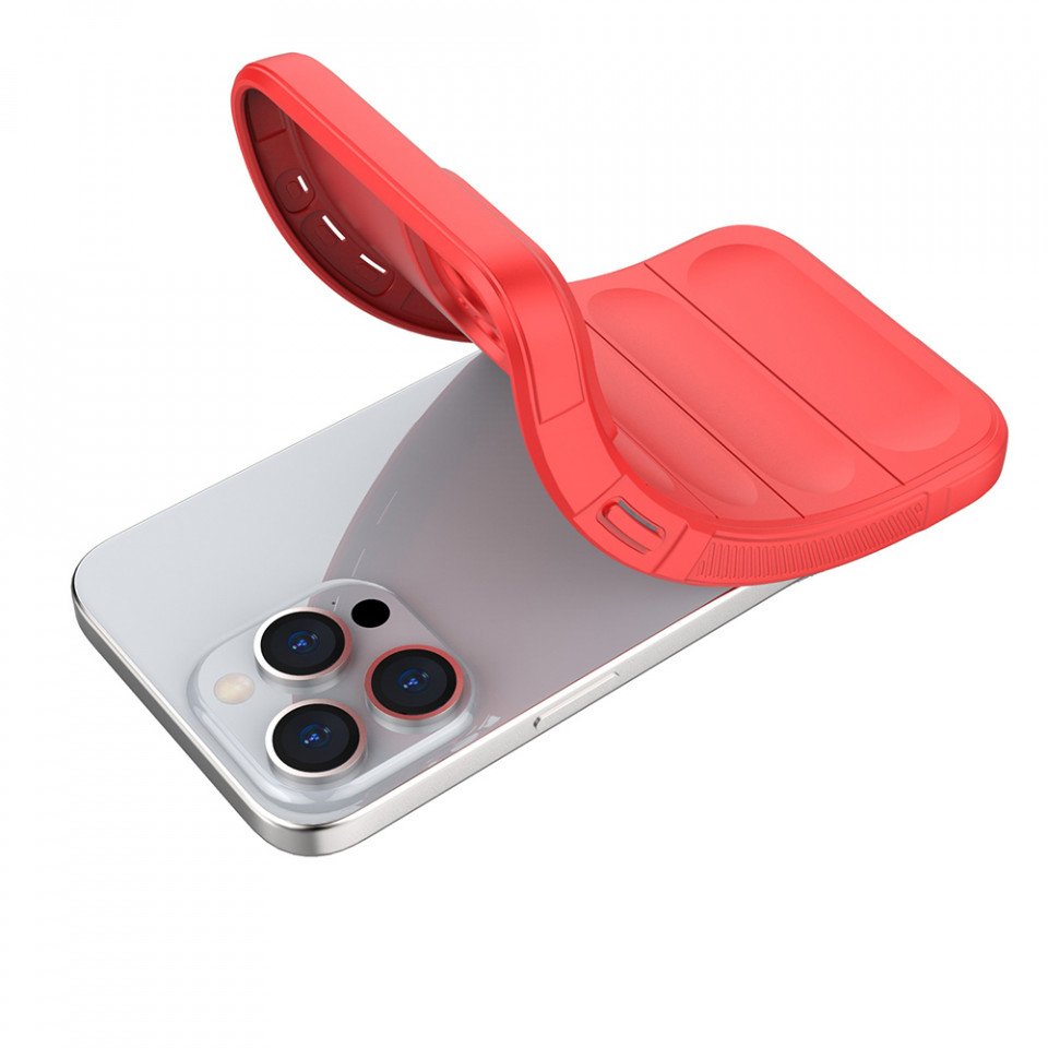 Husa pentru iPhone 15 Pro Max eleganta, din silicon mat, SKDR Vogue - Negru - 2 | YEO