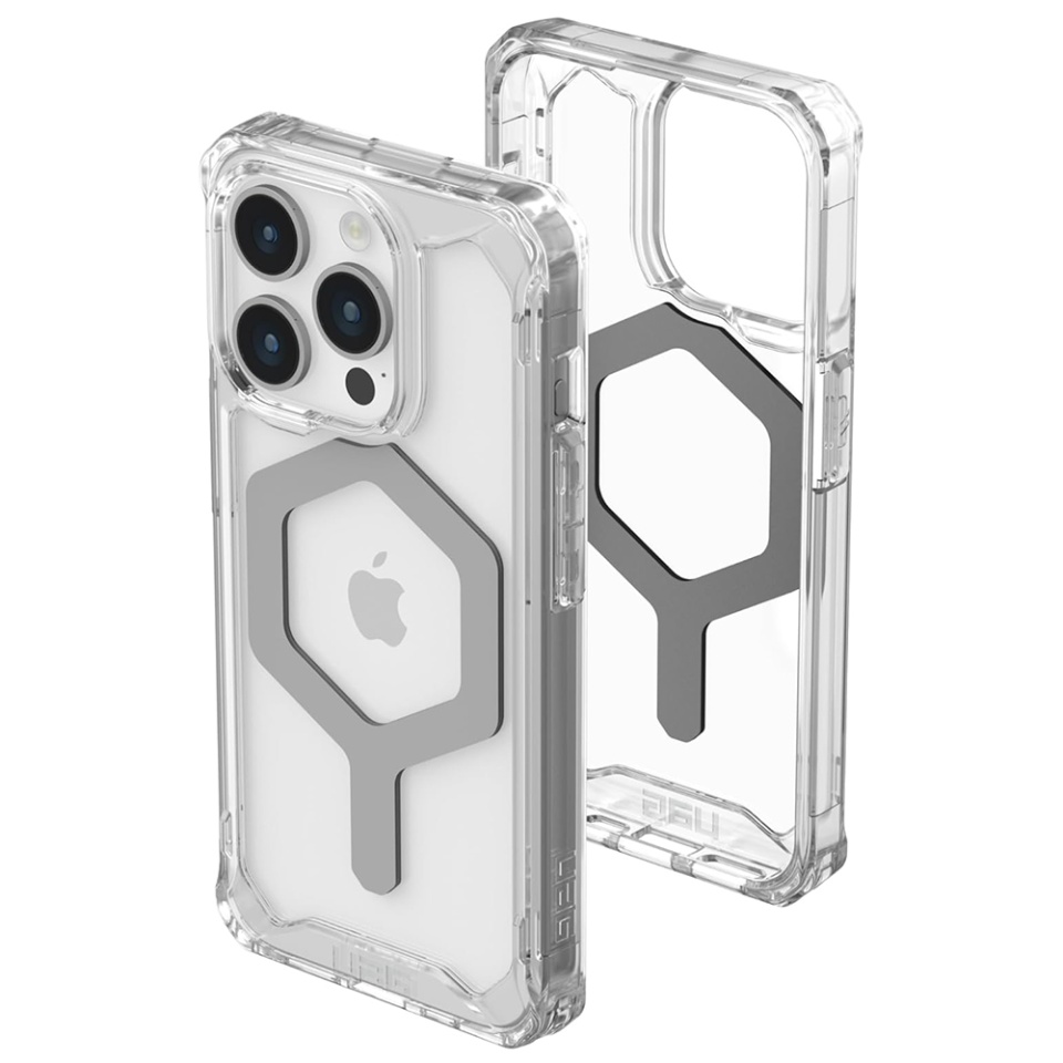 Husa pentru iPhone 15 Pro, Plyo Pro, UAG - Argintiu