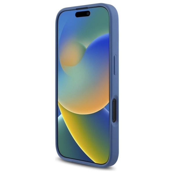 Husa pentru iPhone 16, Guess Hardcase 4G Big Logo, Protectie Slim, Compatibila, Albastru - 3 | YEO