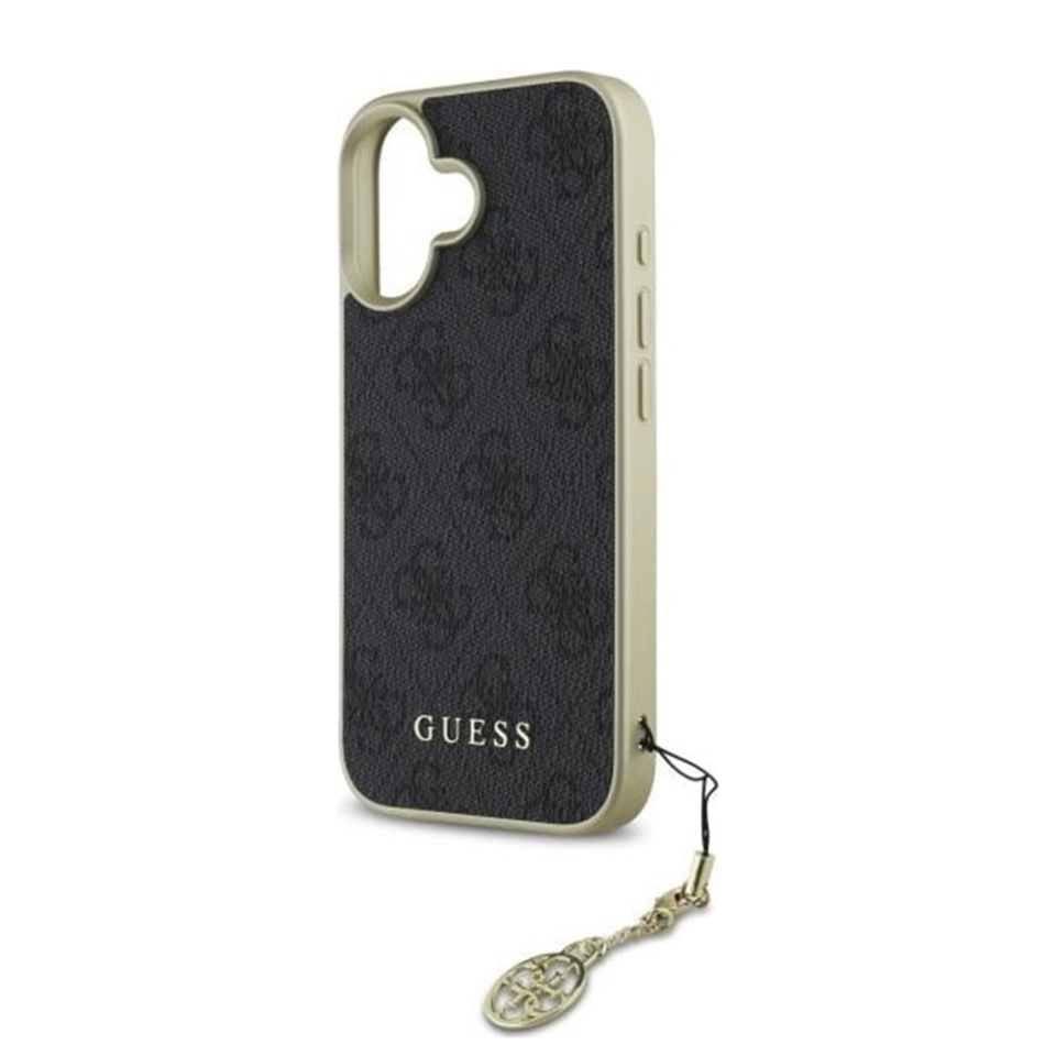 Husa pentru iPhone 16 Plus Hardcase 4G Charm, Guess - Negru - 3 | YEO