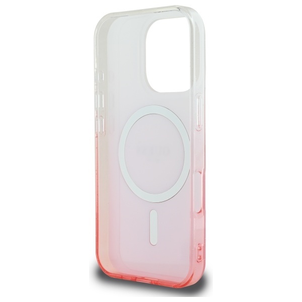 Husa pentru iPhone 16 Pro IML Glitter Gradient MagSafe, Guess - Roz - 1 | YEO