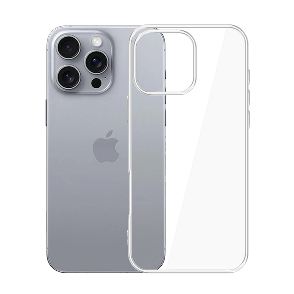 Husa pentru iPhone 16 Pro Max, din silicon, 3mk Clear Case, Transparent - 2 | YEO