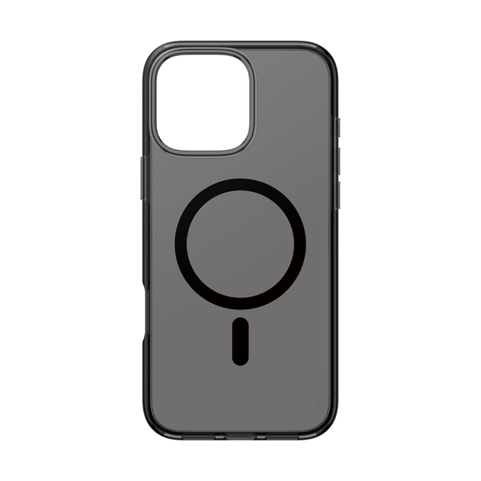 Husa pentru iPhone 16 Pro Max, PanzerGlass, CARE Flagship Urban Combat Black MagSafe, Anti-Soc 4.8m, Anti-Ingalbenire, Design Slim, Compatibila MagSafe, Fumuriu - 1 | YEO