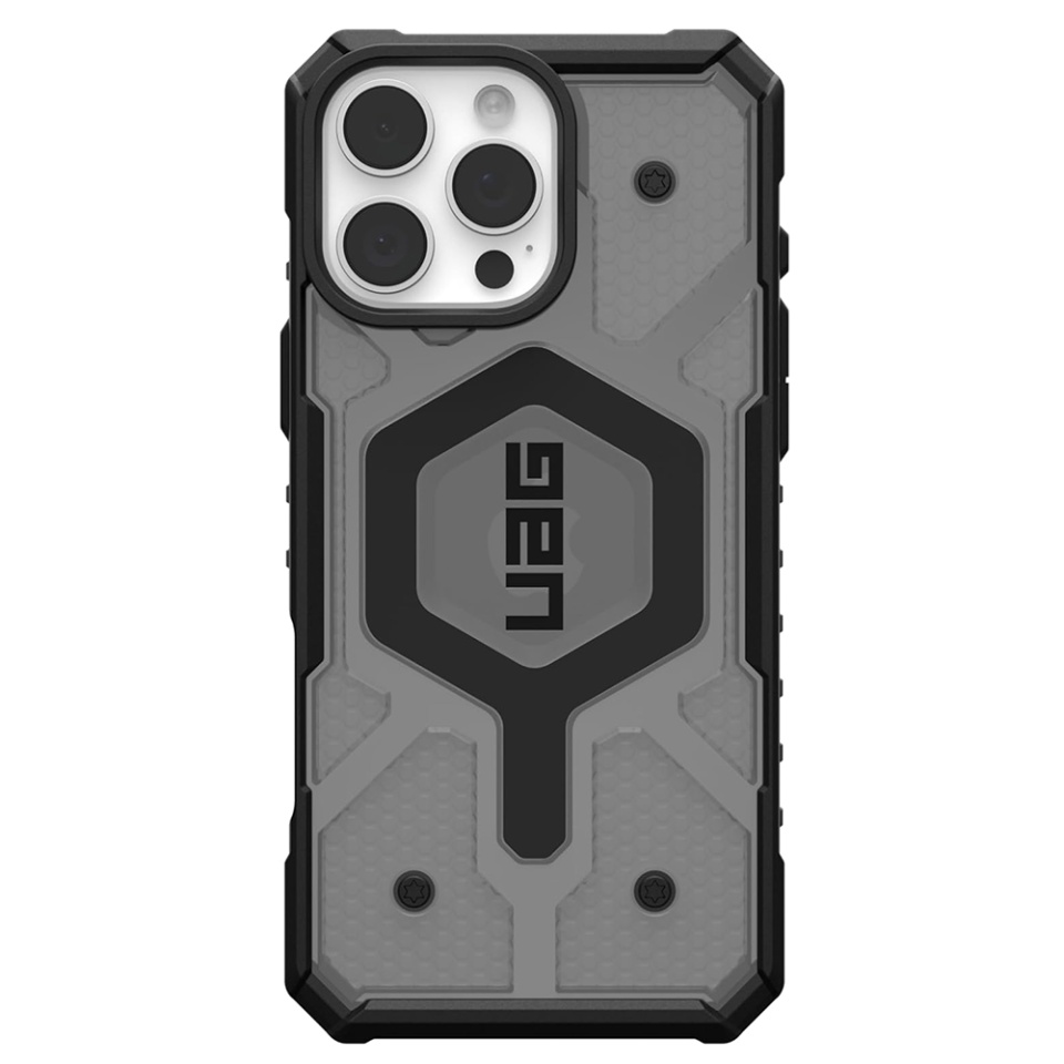 Husa pentru iPhone 16 Pro Max, Pathfinder Clear MagSafe, UAG - Cenusiu