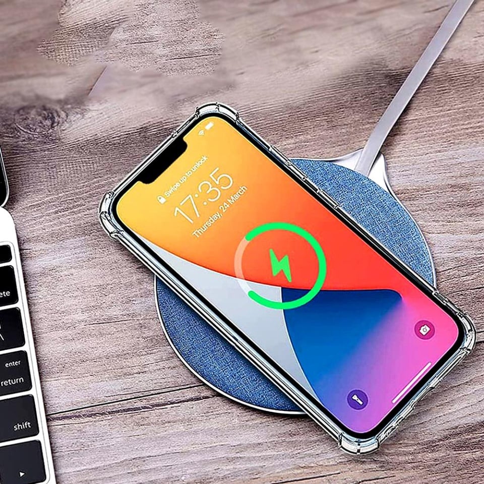 Husa pentru iPhone 16 Pro Max, SKYDDAR INNOVATION, Shockproof MagSafe din silicon, set cu sticker, Fumuriu - 5