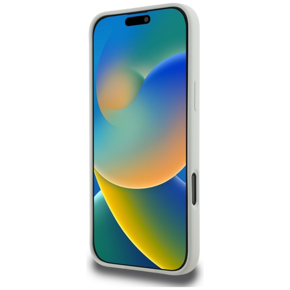 Husa pentru iPhone 16 Pro, Silicone MagSafe, Karl Lagerfeld, Bej - 3 | YEO