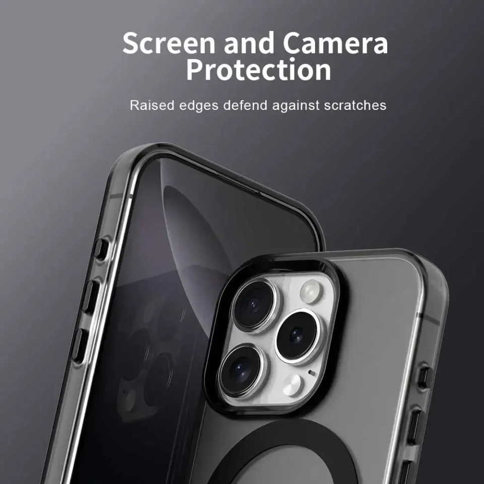 Husa pentru iPhone 16 Pro, SKYDDAR INOVATION, CandyCase, Magsafe, set cu sticker, Albastru - 2 | YEO