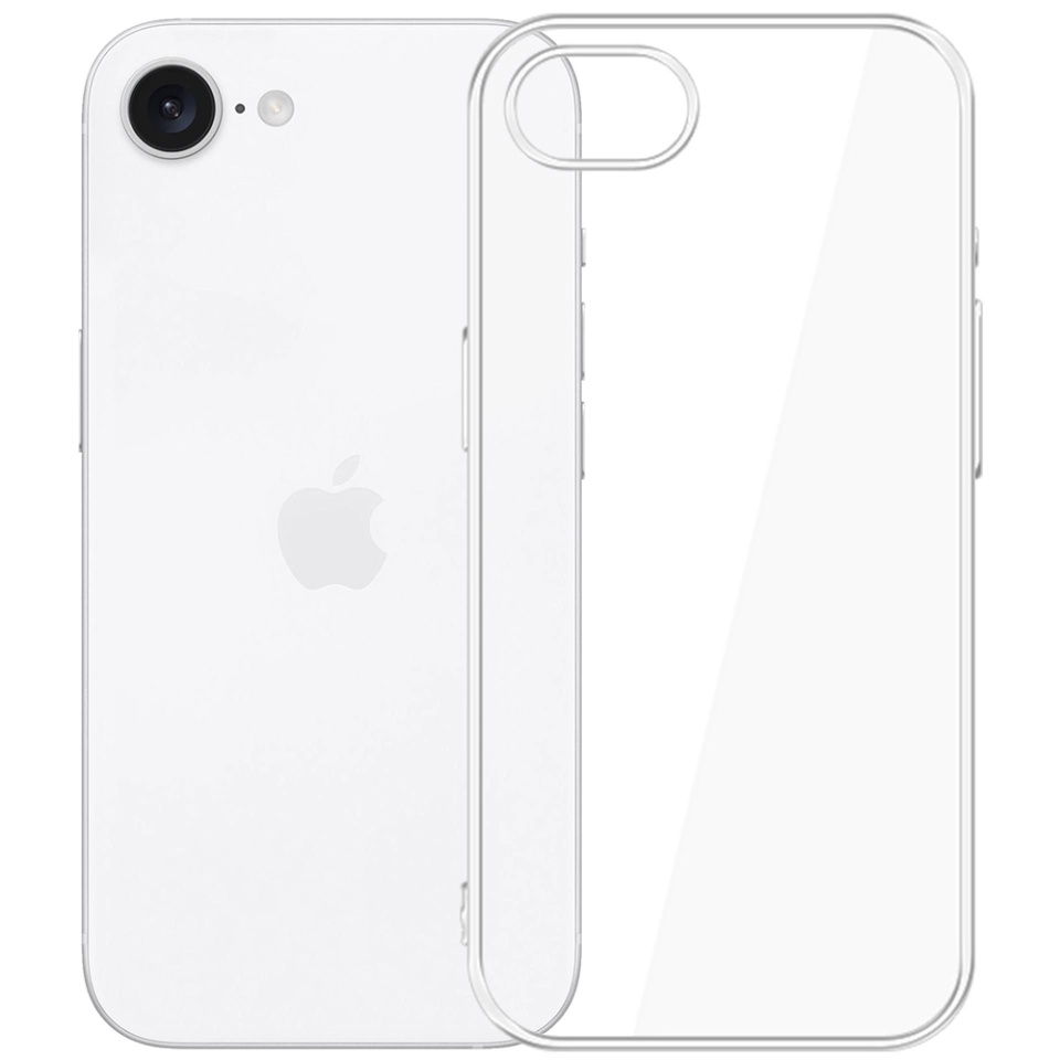 Husa pentru iPhone 16e, din silicon, 3mk Clear Case, Transparent - 1 | YEO