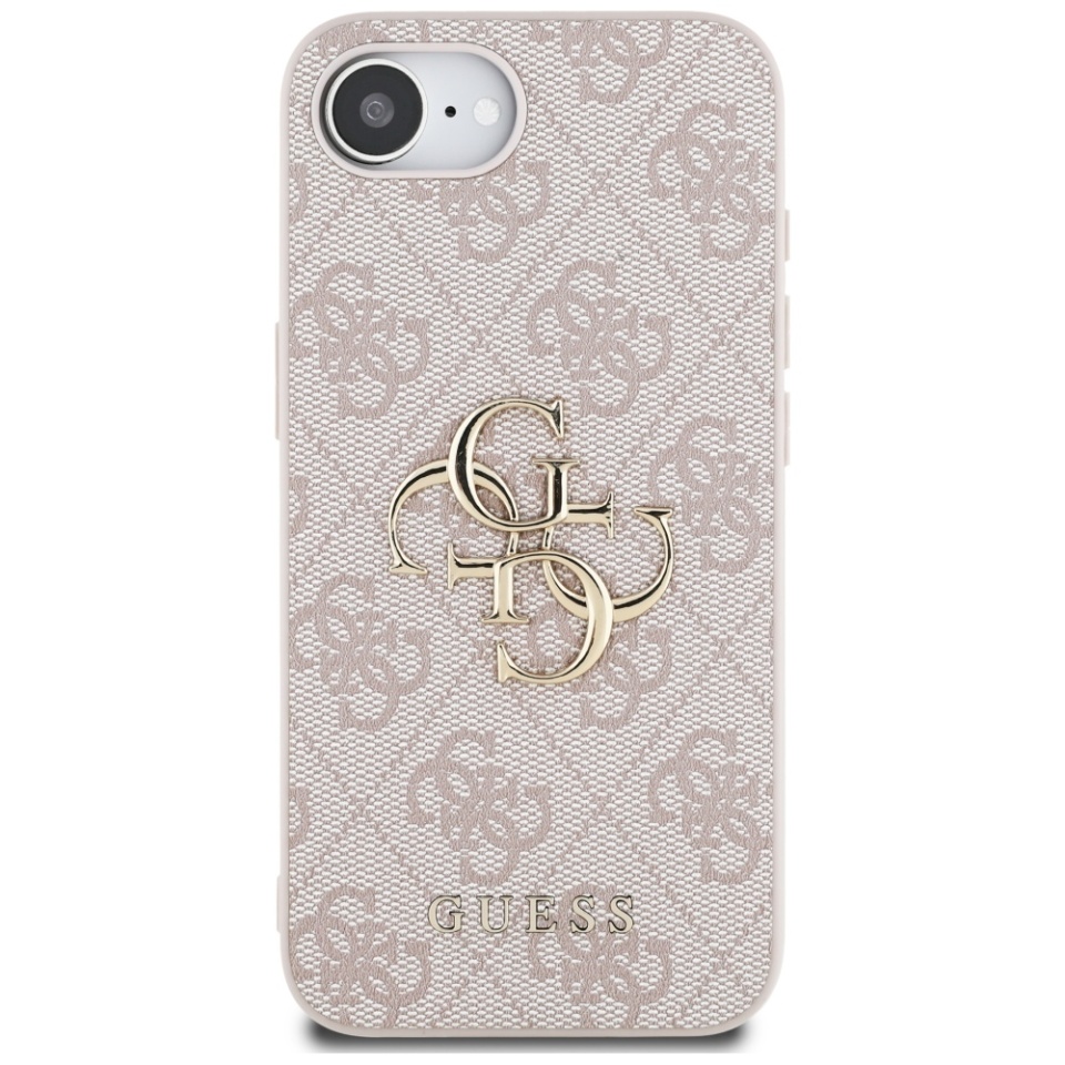 Husa pentru iPhone 16e, Guess, Hardcase 4G Charm, Roz - 2 | YEO