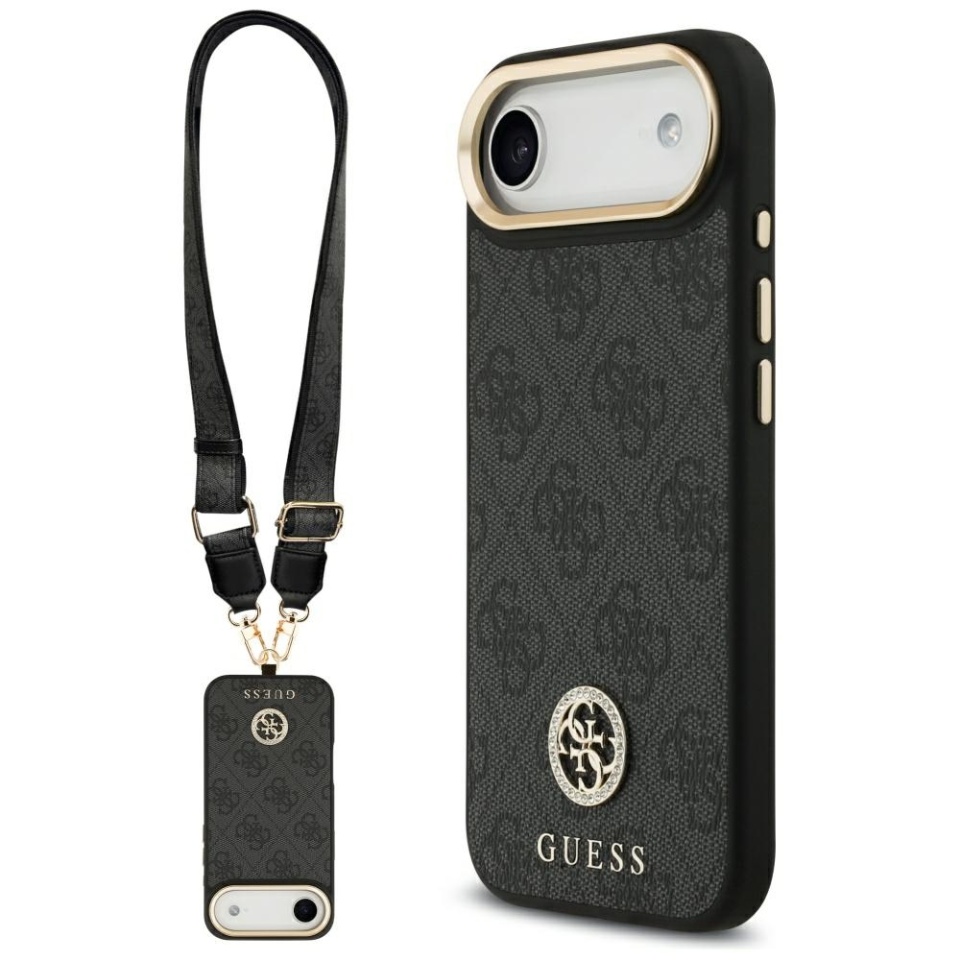 Husa pentru iPhone 17 Air, Silicon 4G Big Metal Logo, Protectie Slim, Negru