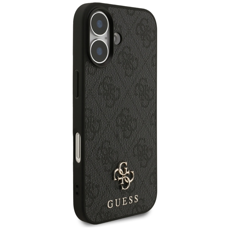 Husa pentru iPhone 17, Guess, 4G Small and Classic Logo MagSafe, Protectie Slim, Negru - 2 | YEO