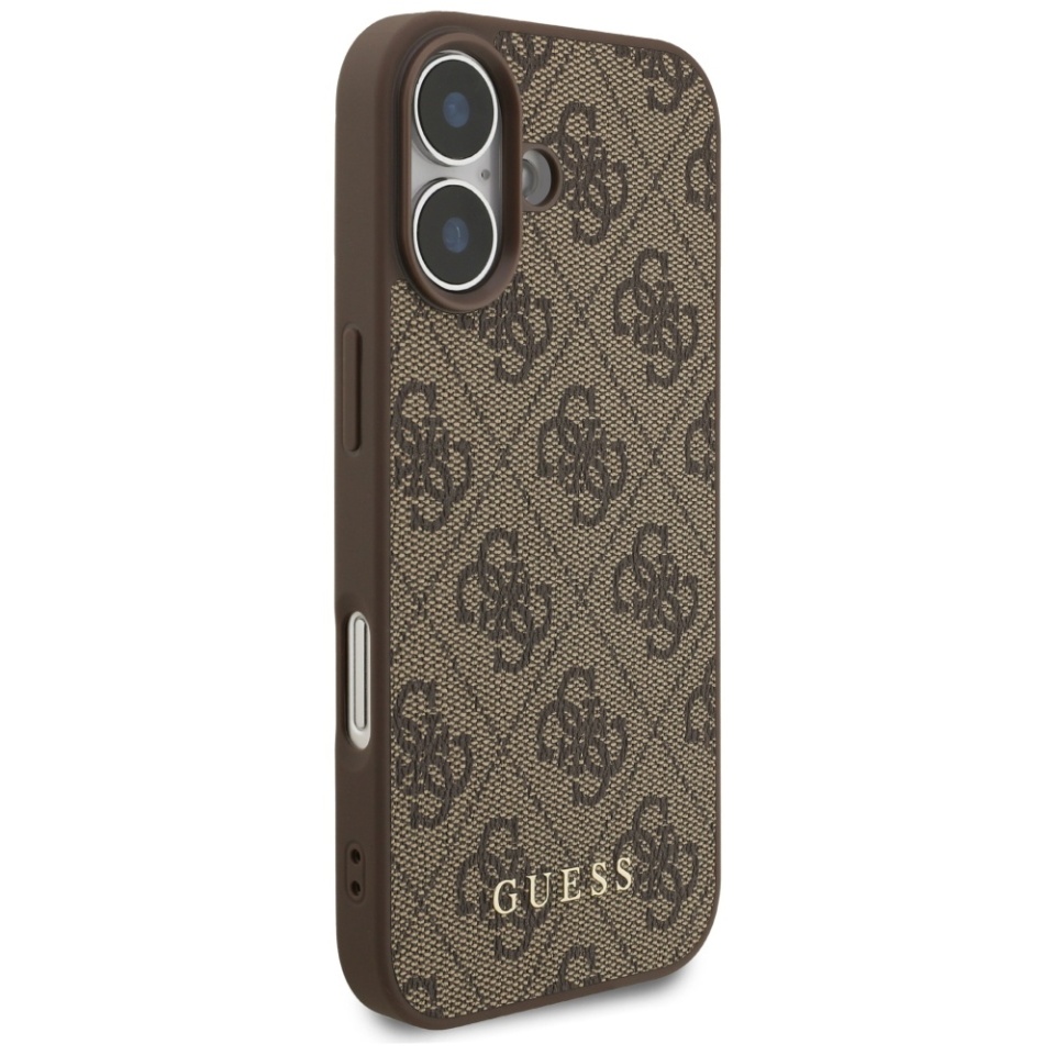 Husa pentru iPhone 17, Guess Hardcase 4G Classic, Maro - 2 | YEO