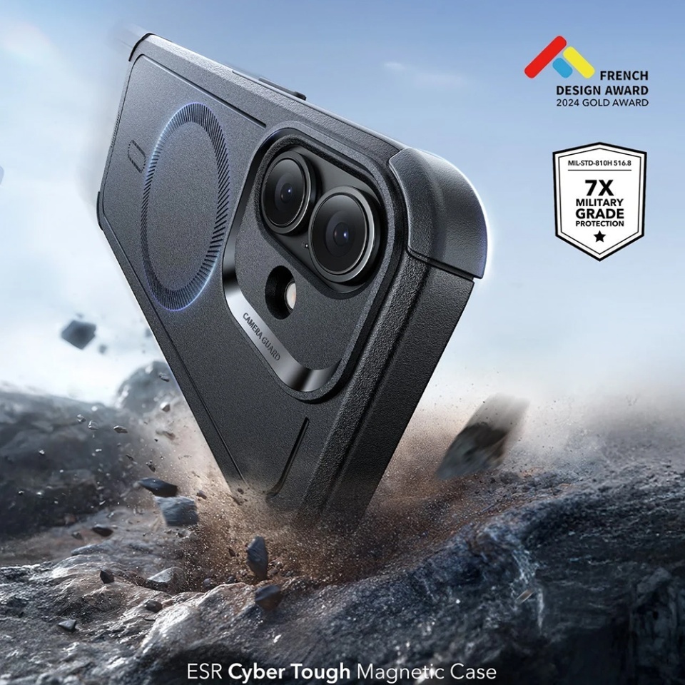 Husa pentru iPhone 17, Magsafe, ESR Cyber Halolock, Negru - 2 | YEO