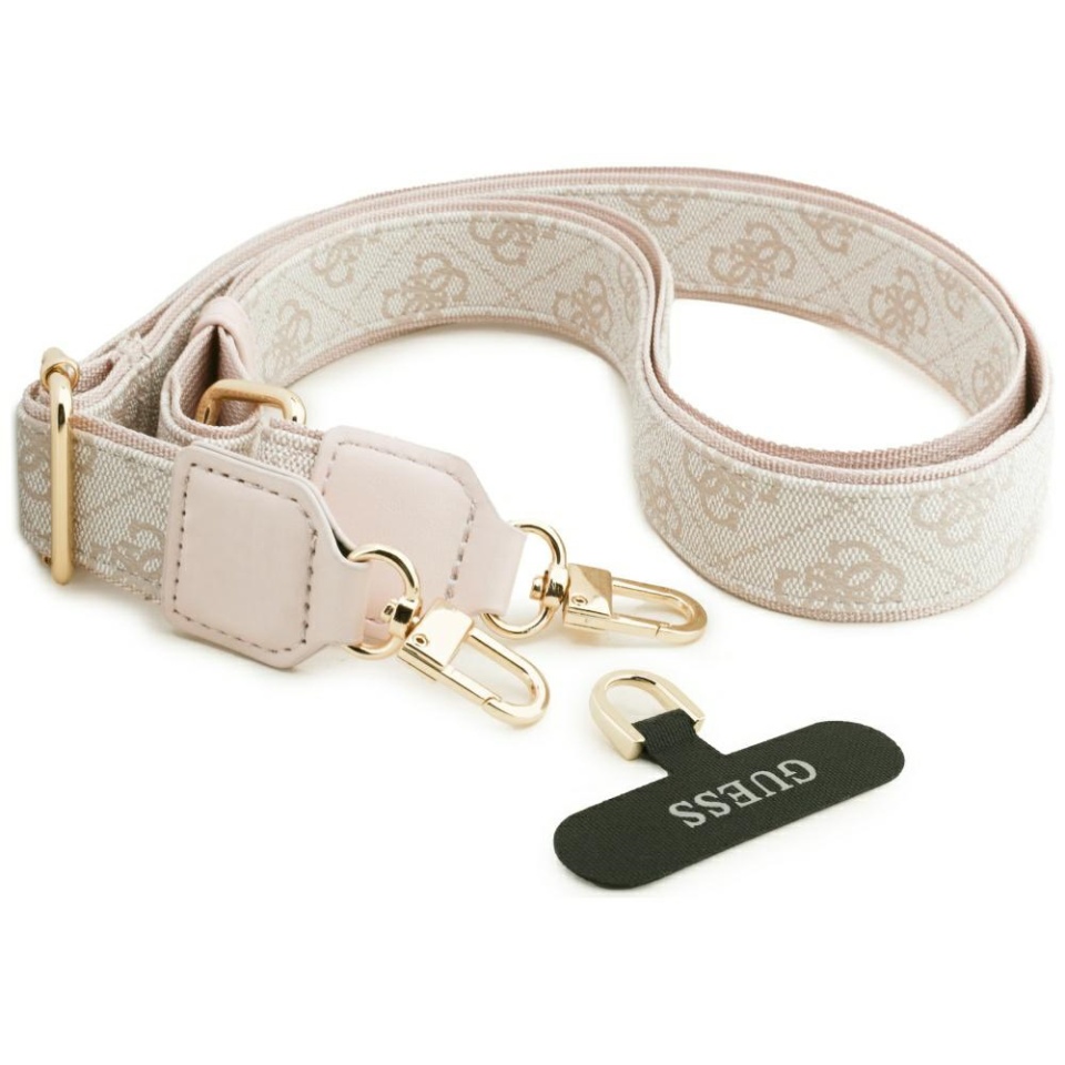 Husa pentru iPhone 17 Pro, 4G Strass Logo with Big Strap Metal Button MagSafe, Protectie Slim, Roz - 3 | YEO