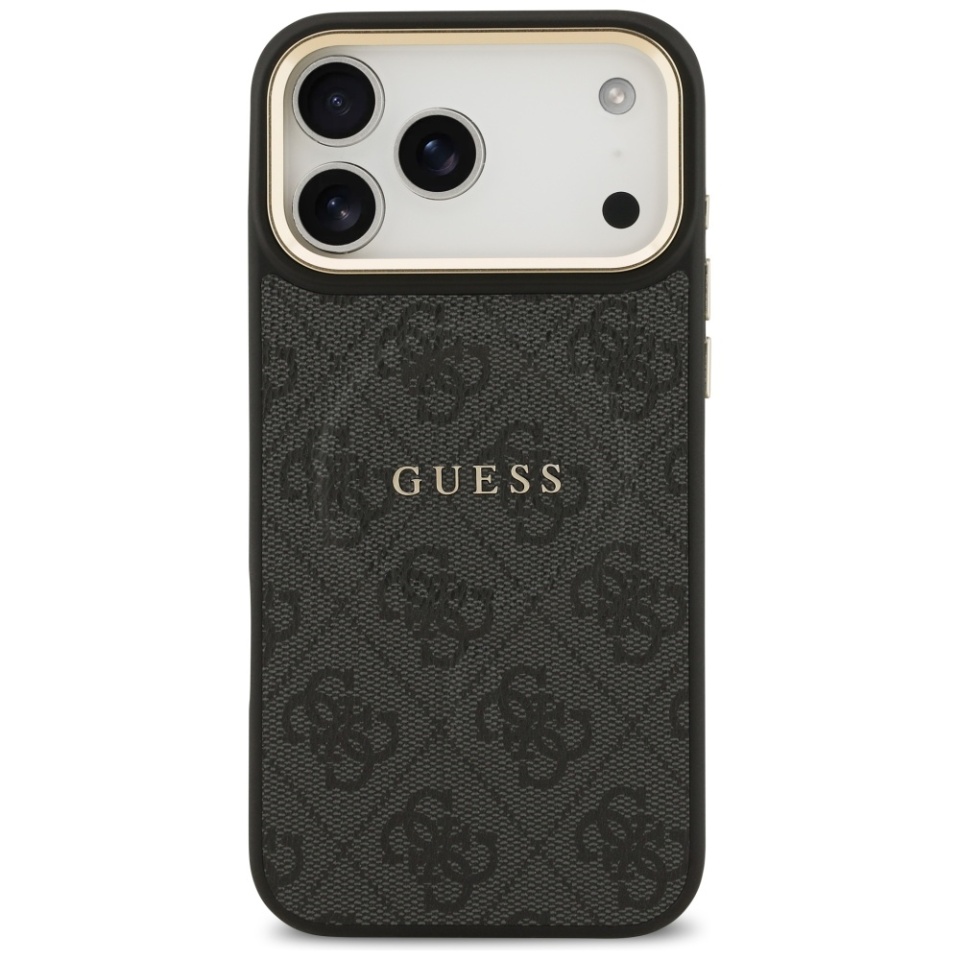 Husa pentru iPhone 17 Pro, Guess, Hardcase 4G Classic MagSafe, Negru - 3 | YEO