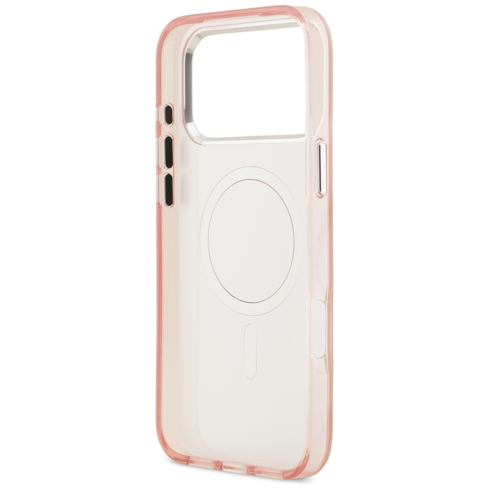 Husa pentru iPhone 17 Pro, Karl Lagerfeld, IML MagSafe, Roz - 3 | YEO