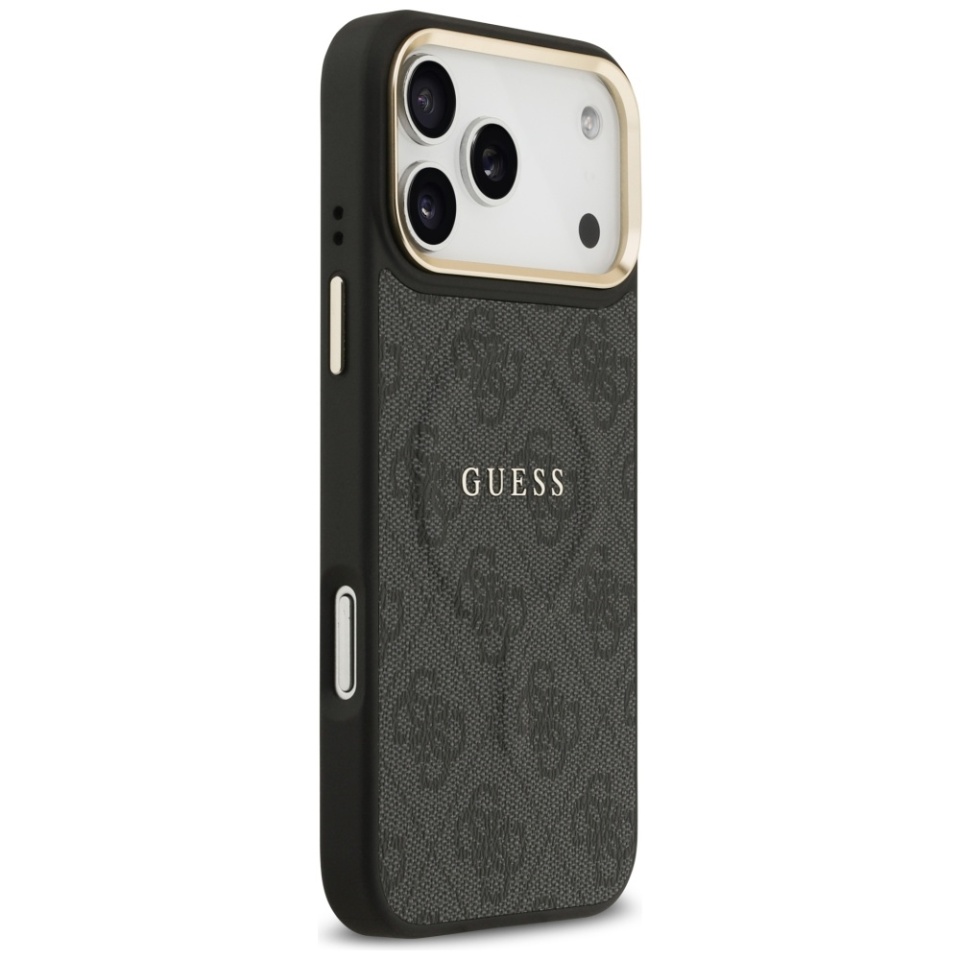 Husa pentru iPhone 17 Pro Max, Guess, Hardcase 4G Classic MagSafe, Negru - 3 | YEO