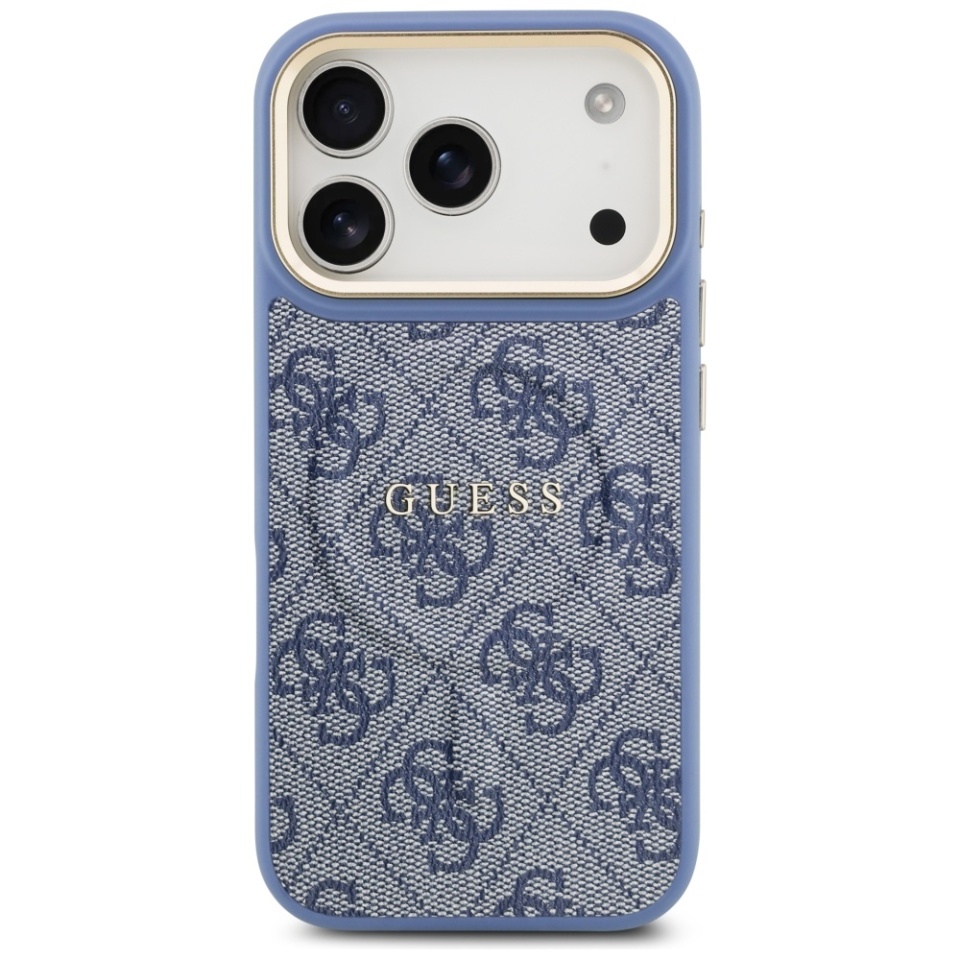 Husa pentru iPhone 17 Pro Max, Guess, Hardcase 4G Classic MagSafe, Albastru - 3 | YEO