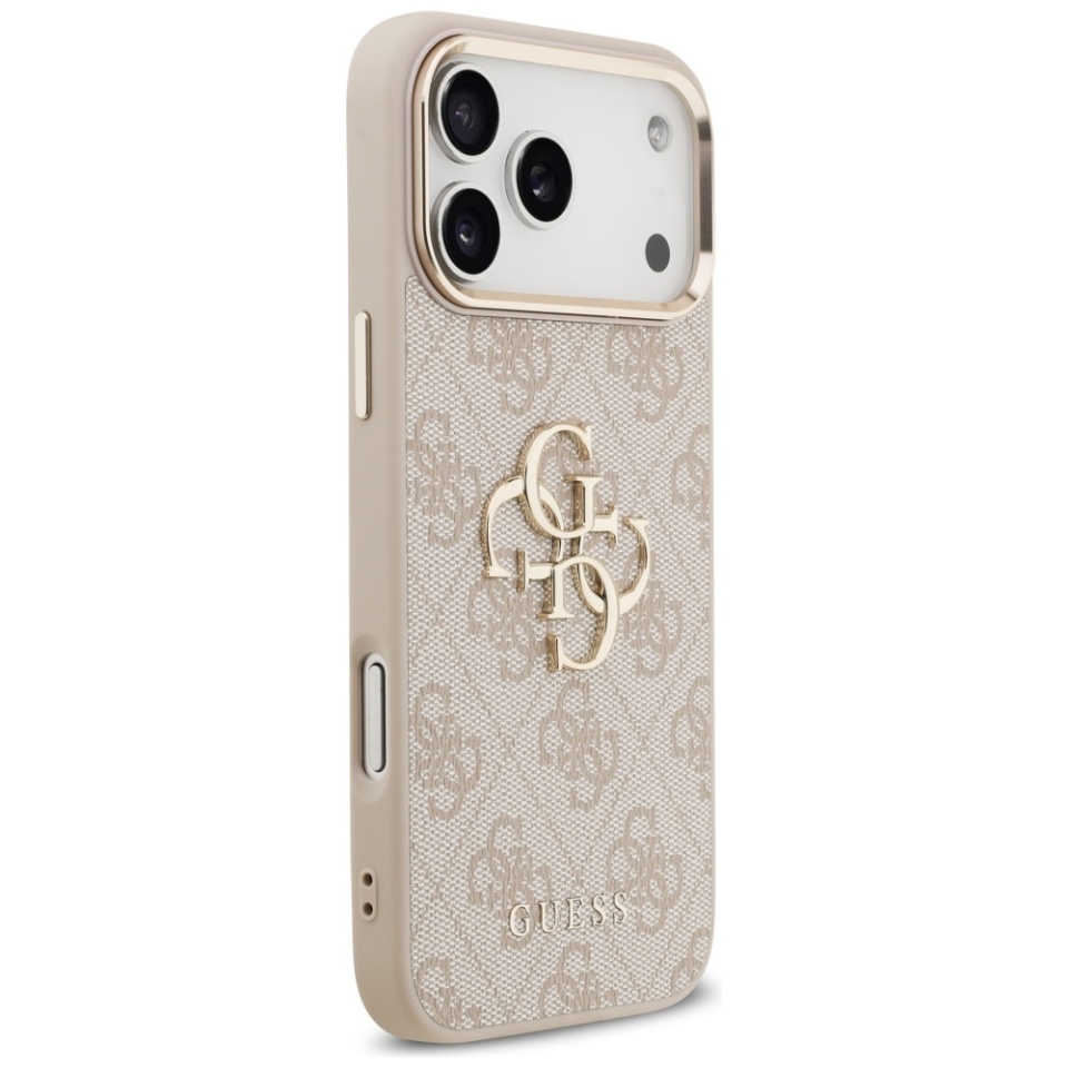 Husa pentru iPhone 17 Pro Max, Guess Hardcase Guess Big 4G Classic Logo, Protectie Slim, Compatibila, Roz - 2 | YEO