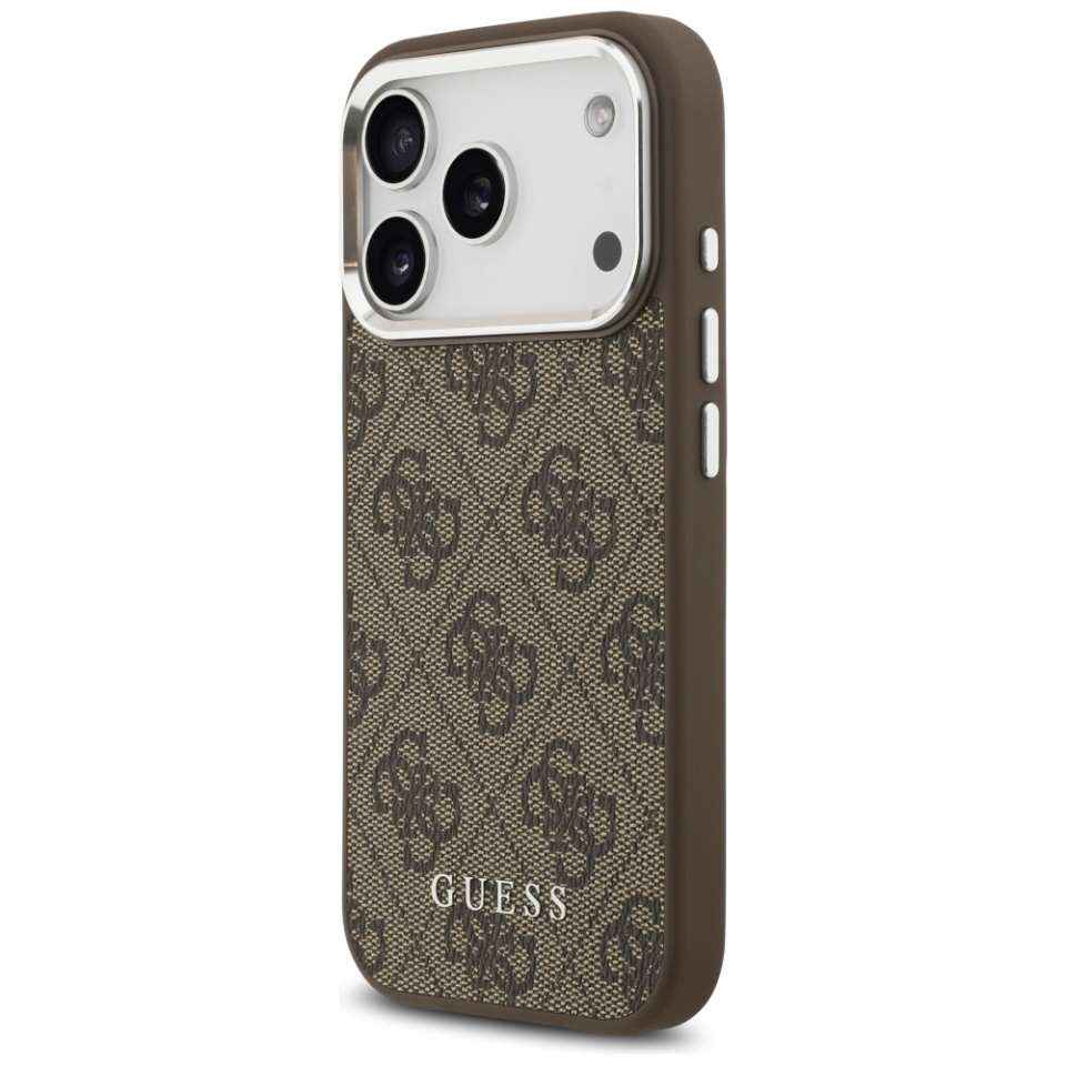 Husa pentru iPhone 17 Pro Max, Hardcase 4G Classic Logo MagSafe, Maro - 2 | YEO