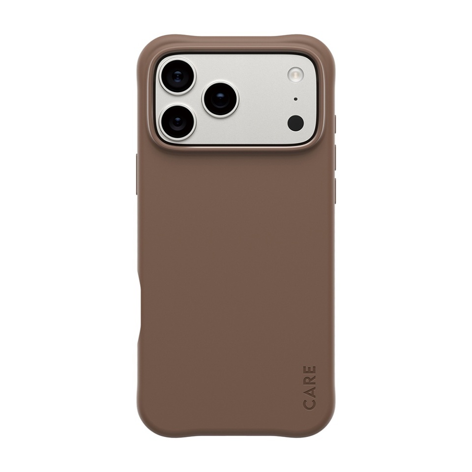 Husa pentru iPhone 17 Pro Max, PanzerGlass, CARE Fashionable Case, Silicon Soft Touch Slim Eco-Friendly cu Protectie Avansata si Compatibilitate Wireless, Antialunecare, Antiamprenta, Maro