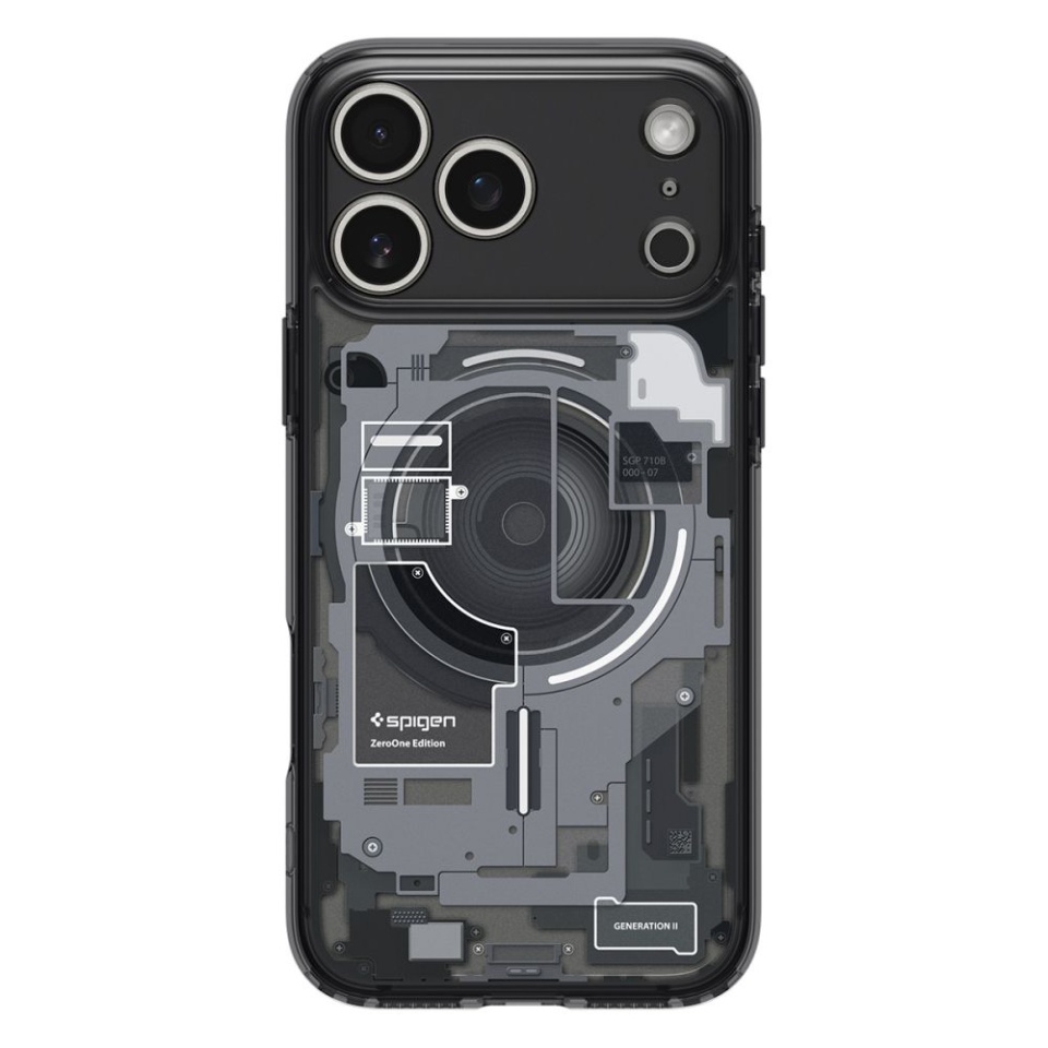 Husa pentru iPhone 17 Pro Max, Spigen Ultra Hybrid Zero One - Negru - 1 | YEO