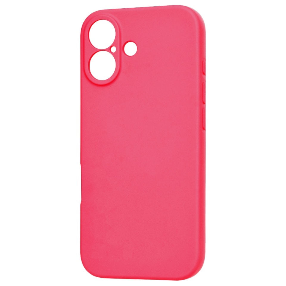 Husa pentru iPhone 17, SKYDDAR INNOVATION, din Silicon Catifelat, SoftFlex Magsafe, set cu sticker, Fucsia - 1 | YEO