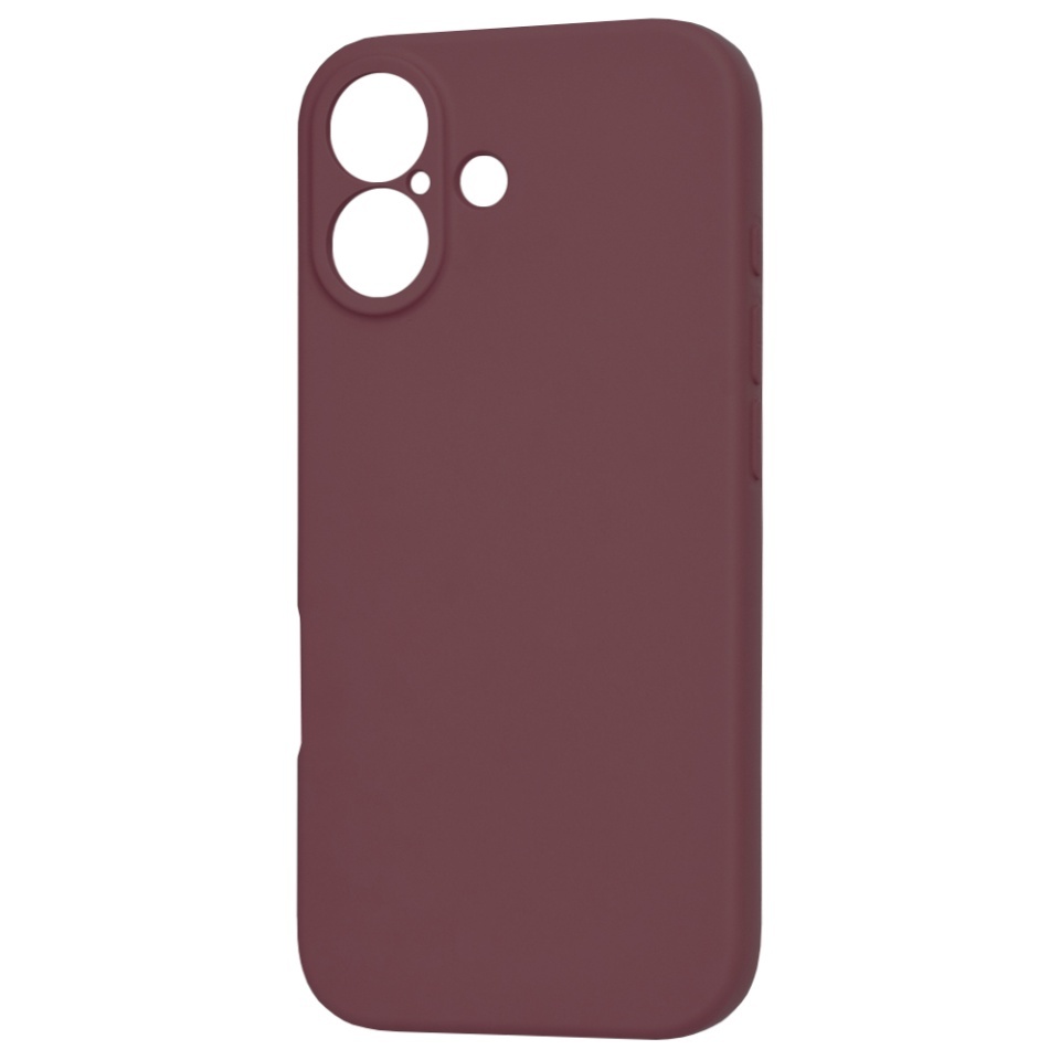 Husa pentru iPhone 17, SKYDDAR INNOVATION, din Silicon Catifelat, SoftFlex Magsafe, set cu sticker, Bordo - 1 | YEO