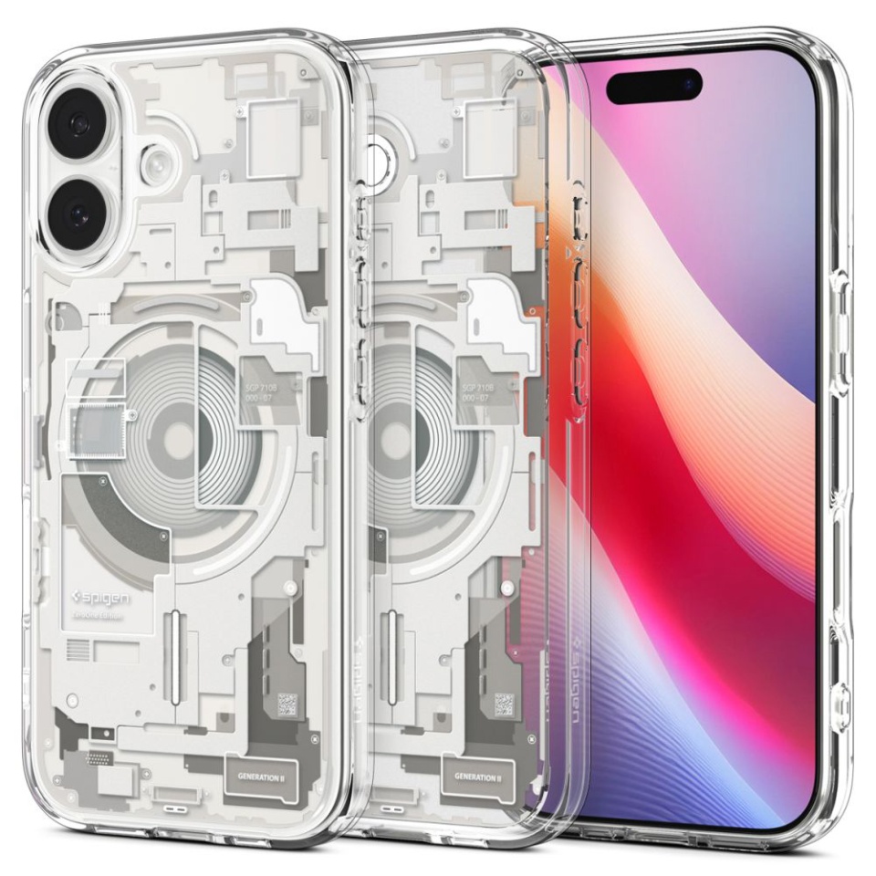 Husa pentru iPhone 17, Spigen Ultra Hybrid Zero One - Natural